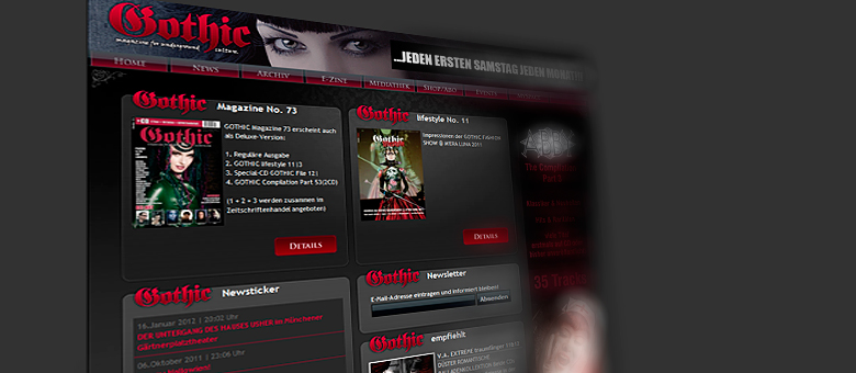 Gothic Magazine – Website